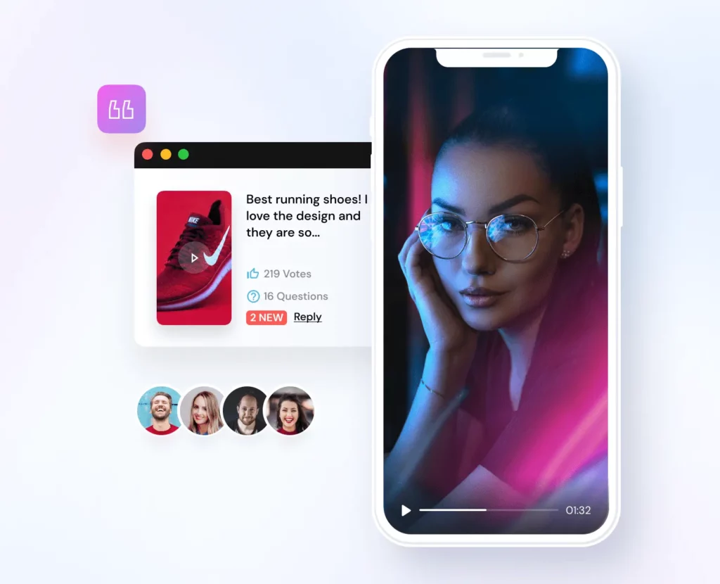 Optimized Widget for reviews recording: How did we develop a modern design for a promising startup