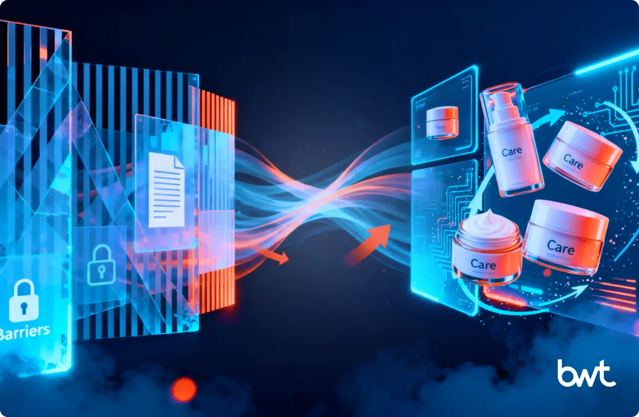 AI transition from data barriers to beauty product insights