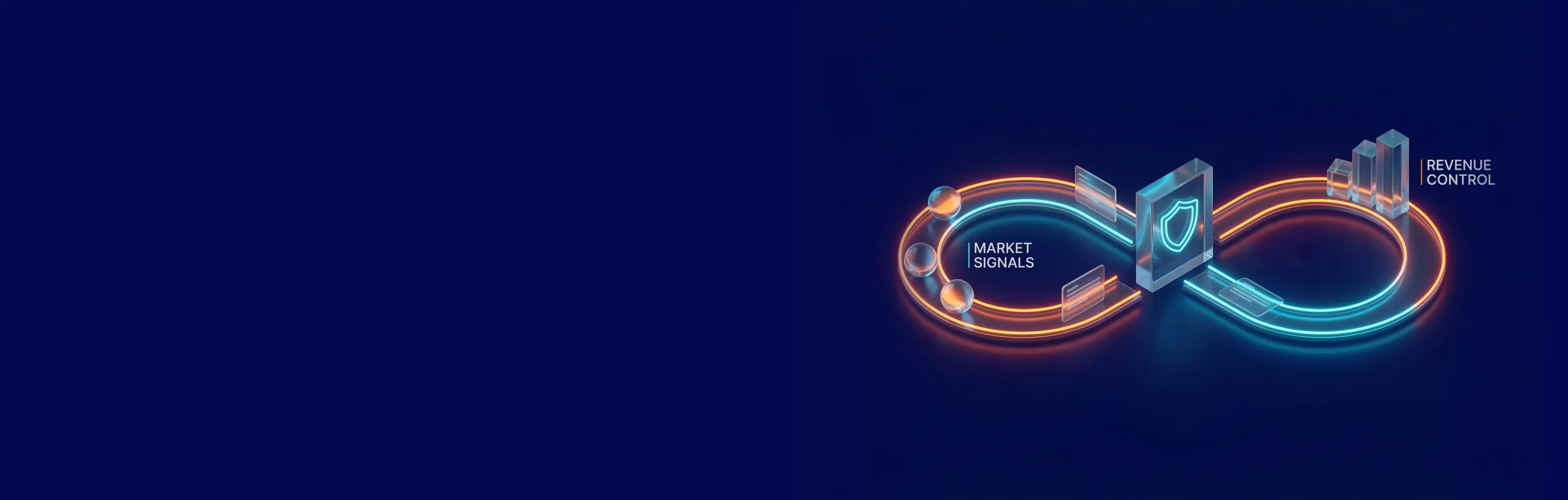 A GroupBWT's conceptual hero visual representing the transformation of raw marketplace signals into automated, margin-safe business decisions.