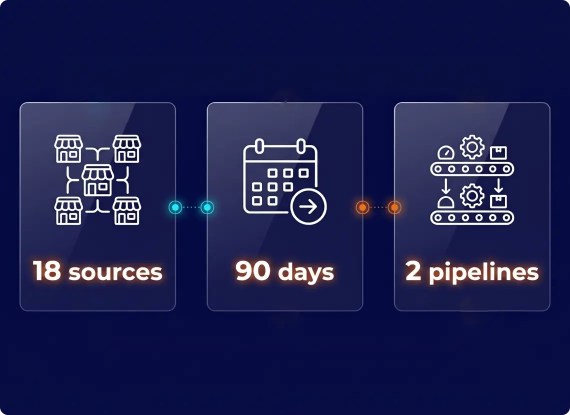 18 competitor platforms mapped two AI pricing pipelines live production