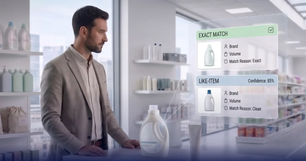 Retail Catalog Matching at Scale: AI Product Matching Without a Shared Barcode