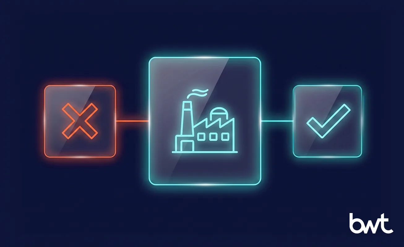 AI in Manufacturing — Data Readiness Checklist five-point data readiness check before starting a manufacturing AI pilot