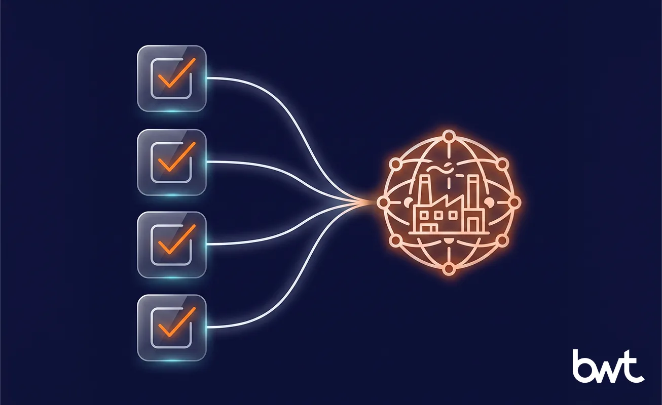 Big Data in Manufacturing — Implementation Checklist four-step checklist for shipping manufacturing big data projects